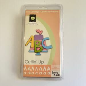 Provo Craft Cricut ABC Cuttin' It Up Font Cartridge Alphabet 29-0288 NEW SEALED